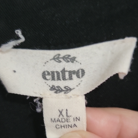 Entro Black Ruffled Dress - Picture 4 of 7